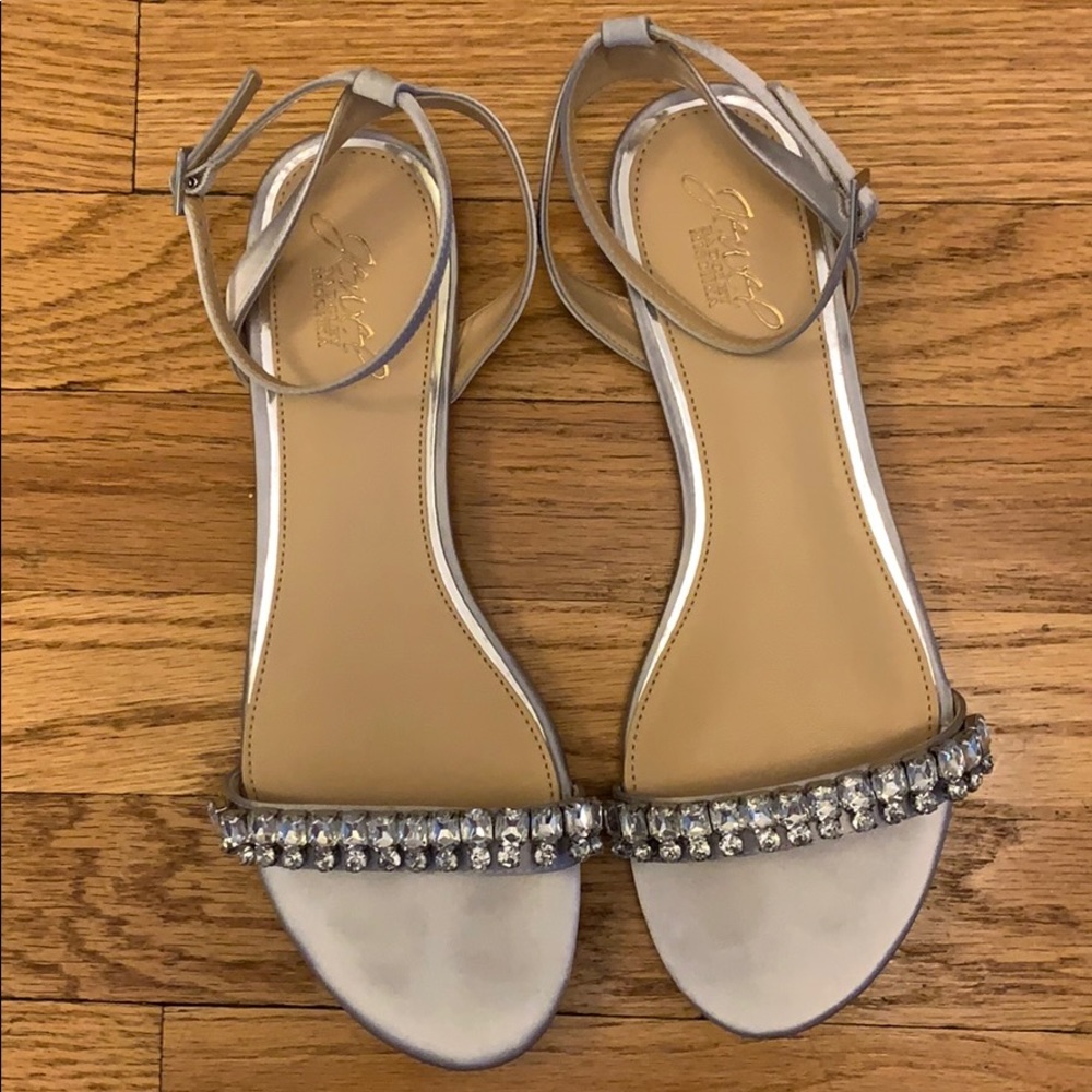 Evening sandals (Jewel Badgley Mischka Dalinda)